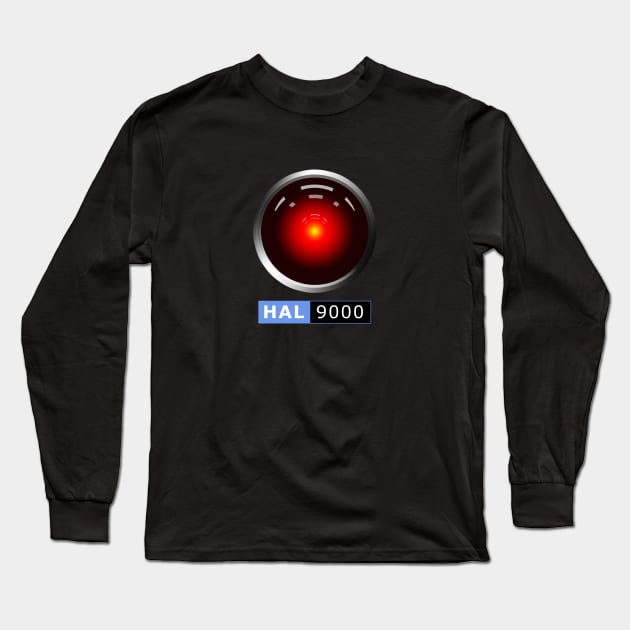 HAL 9000 Long Sleeve T-Shirt by Gaspar Avila